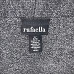 Rafaella gray boat neck womens ribbed top size L Photo 6