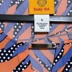 🎄Ruby Rd. colorful print of palm leaves and geometric patterns Orange Photo 2