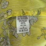 Lush Clothing Lush Off the Shoulder Blouse Floral Yellow Size Medium Photo 4