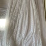 White Fox Boutique Totally Bangin' Sheer Skirt Maxi Dress in Nude & White Photo 14