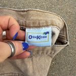 Vintage 80s OshKosh Two Tone Block V Yoke Midi A Line Jean Skirt Western 12 Blue Photo 5