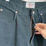 Vintage navy high waist straight leg pants size 10 short Photo 3