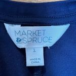 Market Spruce Dress Womens‎ Large Navy Blue T Photo 8