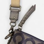 Coach Poppy Series Lavender and Tan Signature Jacquard Crossbody Bag Photo 7