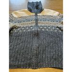 Tiara International Fair Isle Cardigan‎ Women Measured Blue Nordic Christmas VTG Size undefined Photo 7
