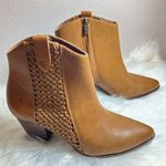 Frye  Reed Woven Western Bootie Ankle Boot Size 10 Photo 4