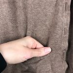 The Limited  Brown Button Front Knit Cardigan Sweater Womens XS Academia Buttons Photo 2