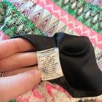 Milly  Tweed Cotton Blend Lamb Leather Fray Raw Seam Aztec Mini Dress Size 0 Photo 6