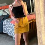 PacSun Yellow Corduroy Skirt Photo 0
