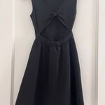 ZARA Black Open Back Dress Photo 1