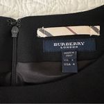 Burberry London Women’s 100% Wool Black Sheath Shift Dress Size 4 Made in Italy Photo 1