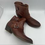 Kenneth Cole Reaction Western leather ankle boots Size 7.5 brown Photo 2