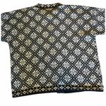 VTG Alpaca Imports Hand Knit Cardigan Sweater Alpaca Wool Snowflake Festive Black Size L Photo 8