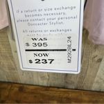 Doncaster  Collection Wool Blend Pink Tabbed Long Sleeve Button Front Blouse Photo 4