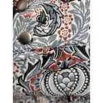 Urban Outfitters UO Juliet Cropped Jacquard Pant Size 4 Blue Gray Orange Photo 9