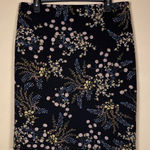 Philosophy  Women’s Floral Print Multicolor Zipper Back Office Pencil Skirt Photo 0