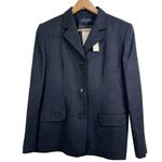 Brooks Brothers  Women's Gray‎ Wool Blazer Size 10 Made in USA Photo 1