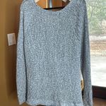 Free People  Bright Lights Sweater in Blue Size XL Photo 9
