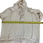 Scotch & Soda | XS | Maison Scotch Natural Loose Knit Lace-Up Hooded Sweater Photo 6
