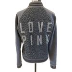 PINK - Victoria's Secret  Varsity Jacket Colorblock Animal Print Leopard Sporty Outd Photo 1