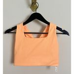 FREE PEOPLE Movement Win Win Racerback Bra in Neon Clementine Size Small Orange Photo 1