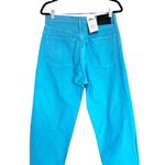 Levi's NWT  Made & Crafted BARREL WOMEN'S JEANS 27 AQUA BLUE Photo 7