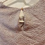 Monteau Womens Blouse Small Short Sleeve Pink Metallic Shiny Retro Photo 4