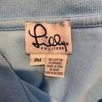 Lilly Pulitzer  Pique Light Blue Size Medium Petite Polo Style Top. Photo 3