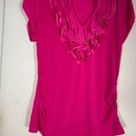 Heart soul  Fuchsia Ruffled Blouse Photo 2