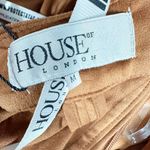 House Of CB Sazan Faux Suede Tan Pants Size Medium Photo 8