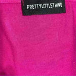Pretty Little Thing Basic Hot Pink One Shoulder Strappy Crop Top Photo 8