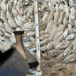 Donald J Pliner Distressed Metallic Silver Leather Kitten Heel Sandals Size 7 Photo 7