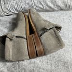 Steve Madden  Taupe Tan Connr Leather Suede Ankle Bootie Size 6.5 Side Zip Photo 6