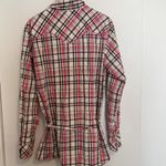 Rough Hat Plaid Western Snap Front Shirt Pink Size XL Photo 4