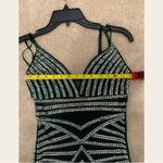 Windsor Elegant Green and Silver Evening Gown Photo 7