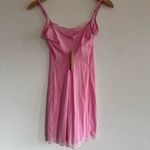 SKIMS  Fits Everybody Lace Slip Dress in Bubblegum Tonal, Size Small Photo 6