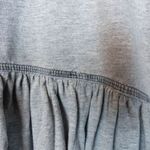 World Market Babydoll Dress Womens One Size Gray Short Sleeve Pockets Lagenlook Photo 9