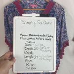 Simply Southern  Kimono Beach Cover Up L XL Floral Pink Tassel Fringe Resort Swim Photo 11