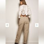 Pilcro The Wanderer Mid-Rise Relaxed-Leg Jeans by  in cheetah print  28 Photo 4