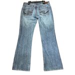 Cotton Express Express‎ Blue Jeans Womens 6 Eva Boot Leg Stretch Classic Casual Y2K Timeless Photo 2