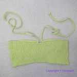 Stone Fox Swim NEW free people meadow bikini top pomelo pique, size S Photo 5