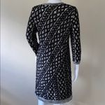 Anthropologie Moth Fair Isle Chenille Cable Knit Pattern Sweater Dress Small Black Photo 6