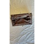 Vintage Beaded Faux Fur Clutch Purse Gold Chain 10x7 Evening Bag Red Photo 2