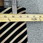 White House | Black Market skirt womens small black gold striped Vintage USA Photo 1