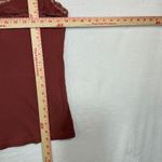 Maurice's XL Rouge Pink Solid Lace Trim Ribbed Tank Top Y2K Retro Babydoll Cute Photo 4