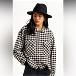 Brixton BOWERY WOMEN L/S FLANNEL. Size L Black Size L Photo 2