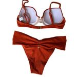 Rust Orange Gianine Brazilian Underwire Bikini Bianca Orange Jacquard XS Photo 9