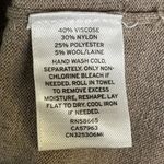 Caslon  Nordstrom Womens Sz S Cowl neck Tunic Sweater Beige Oatmeal Casual Fall Photo 5