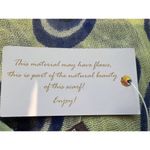 Raj Anthropologie 100% Cotton Scarf Green Blue Made In India 31”x 66” Photo 4