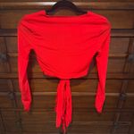Lovers + Friends  Red Long Sleeve Camila Top Photo 7